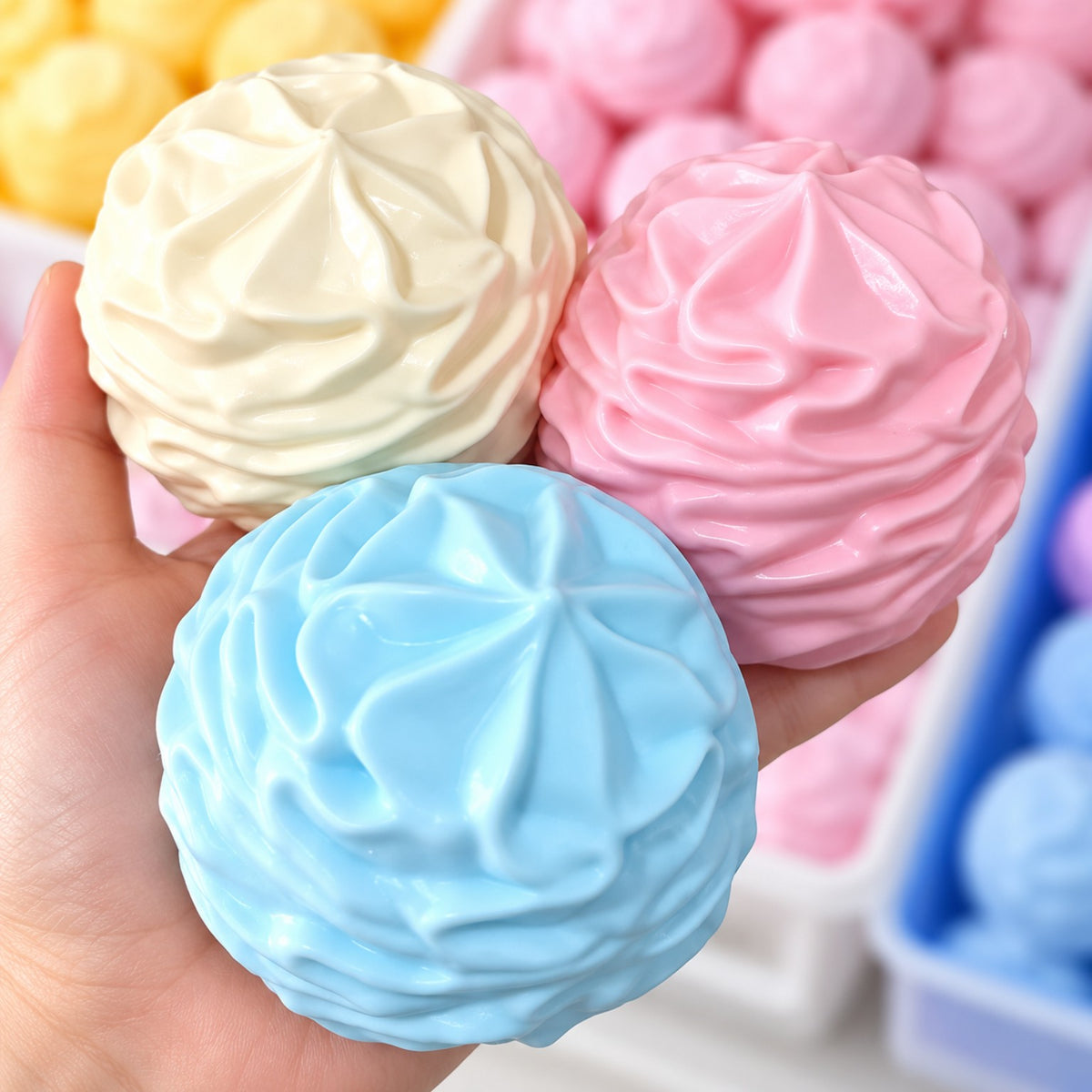 Cream Roll Crunchy Squishy