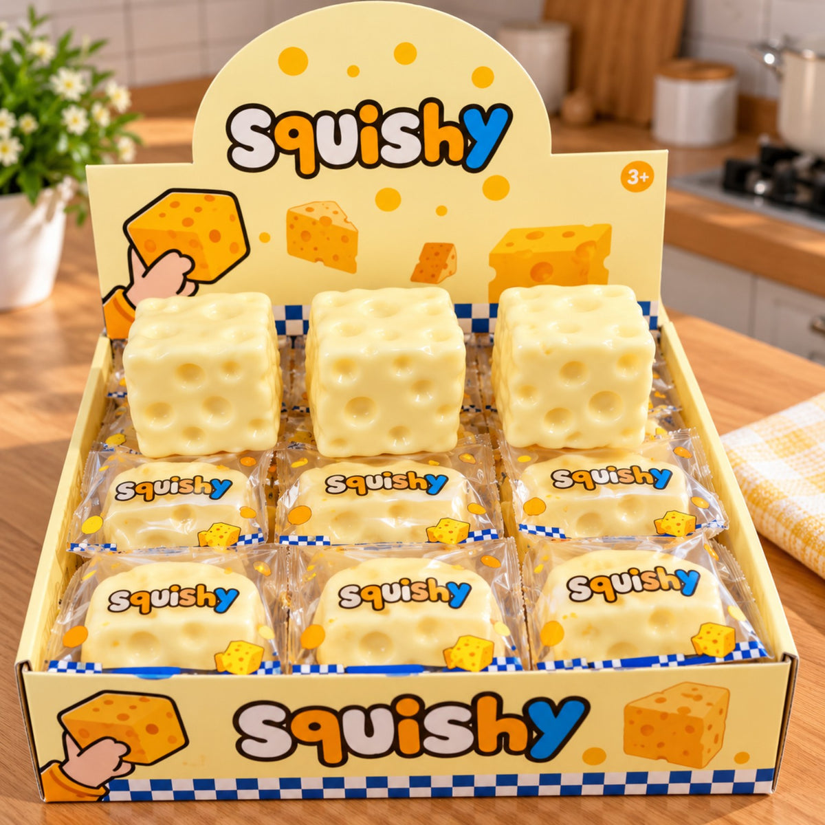 Vaseline Cheese Squishy display box